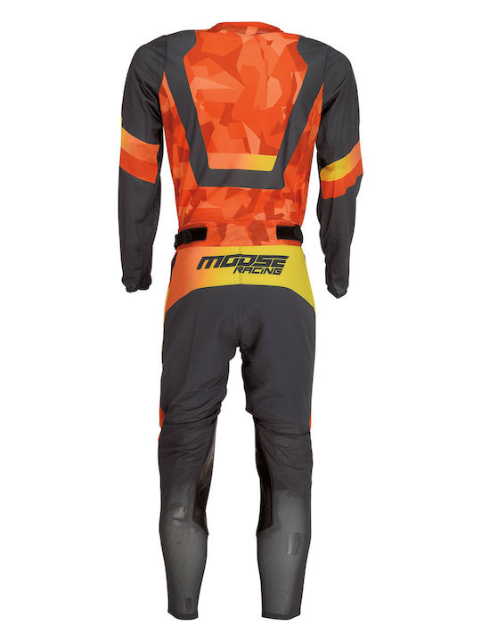 Moose Racing Sahara Vară Bărbați Pantaloni Motocross Portocaliu