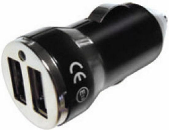 Legrand Car Charger Black Total Intensity 2.1A with Ports: 2xUSB