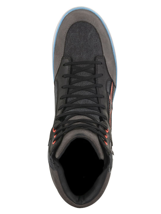 Alpinestars J-6 Canvas Παπούτσια Μηχανής Ανδρικά Αδιάβροχα Μαύρες