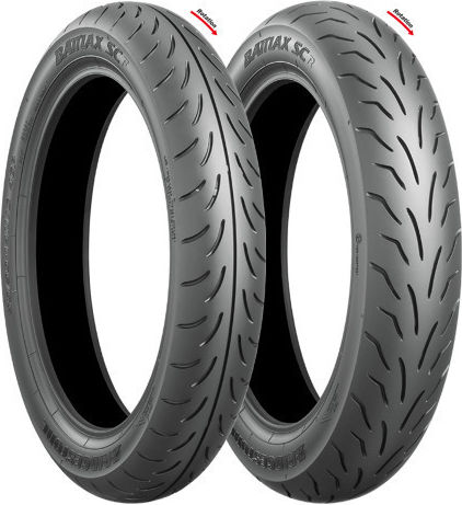 Bridgestone Battlax SC1 Λάστιχο Scooter Μπροστινό με Διάσταση 110/100-12 67J Tubeless