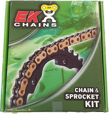 Chain & Sprocket Kit (14-35-428) for Suzuki FD 110 Shogun