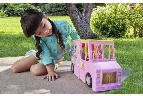 Barbie Lemonade Truck- Cantina for Juices Doll Vehicle for 3+ years+ Years
