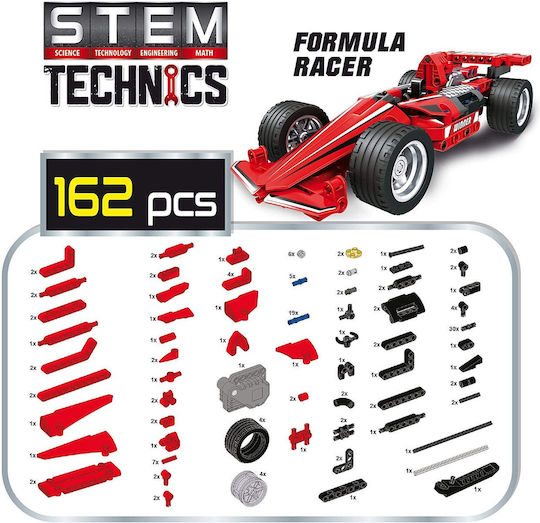 Lisciani Giochi Пластмасова Конструктивна Игра Автомобил Formula 1