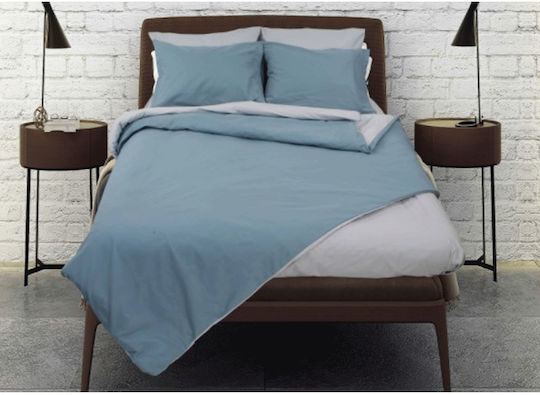 Flamingo Set Übergröße 4Stück 220x250cm Einfarbig Blue / Ice Grey