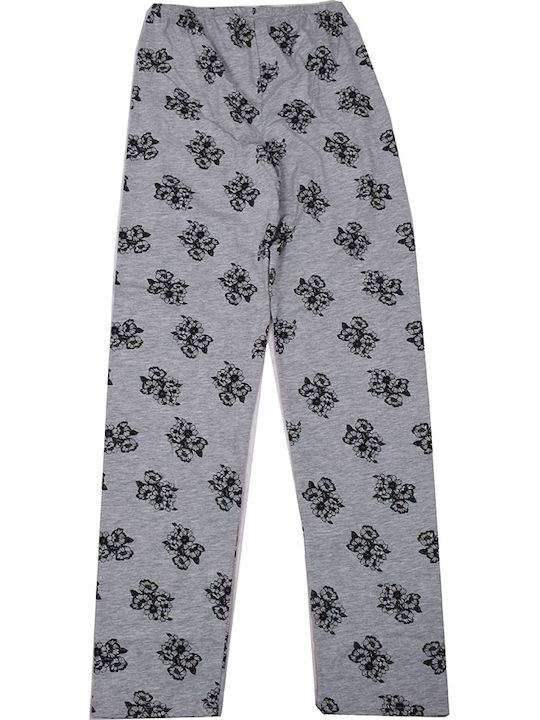 Dreams by Joyce Summer Women's Pajama Set Cotton Gray