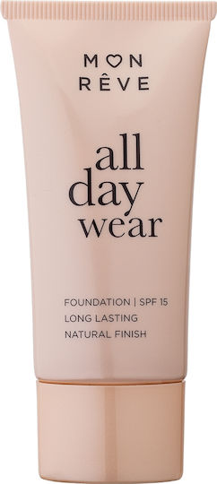 Mon Reve All Day Wear Foundation SPF15 1 35ml