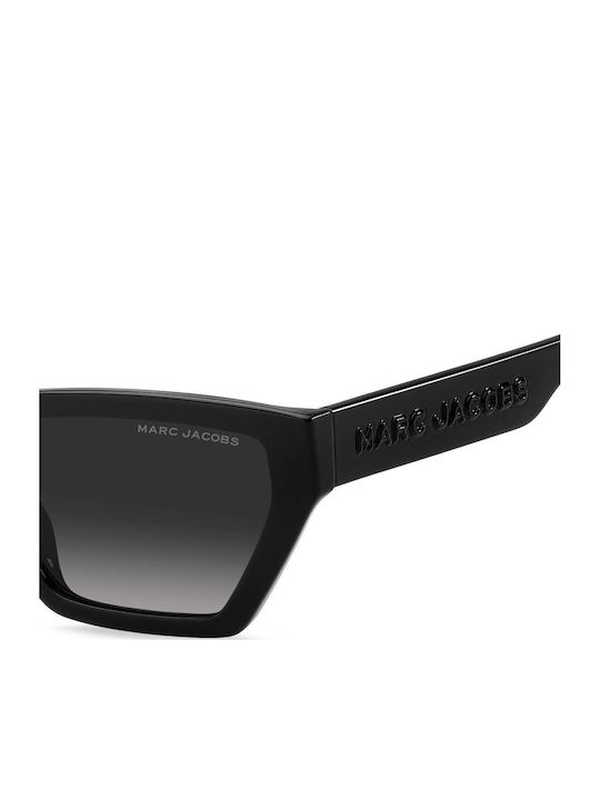 Marc Jacobs Women's Sunglasses with Black Plastic Frame and Black Gradient Lens MARC 657/S 807