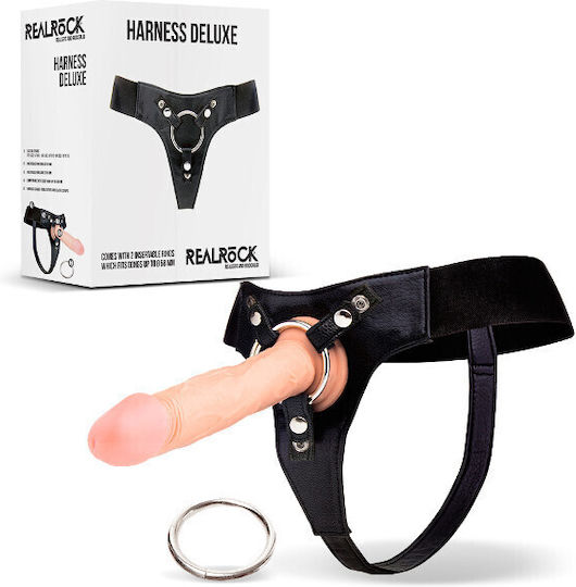 Shots Realrock Harness Deluxe Harness in Black Color