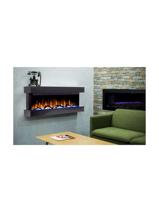 Hitense Επιτοίχιο Ηλεκτρικό Τζάκι 1600W 110x52.5cm