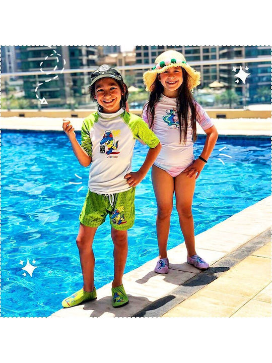Slipstop Kids Swimwear Rashguard Pink