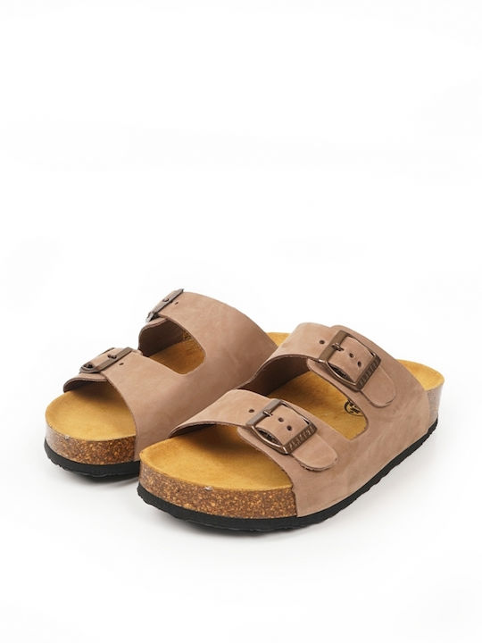 Дамски Анатомични Кожени Сандали Flatforms Puro