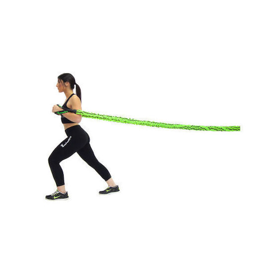 MPF X-Power Tubular Elastic Bands with Handles Set 2pcs Green 2.5m