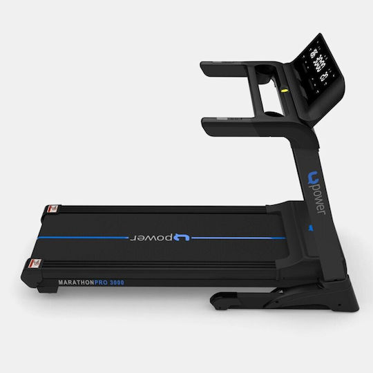 Upower Marathon Pro 3000 3hp Ηλεκτρικός Αναδιπλούμενος Διάδρομος Γυμναστικής για Χρήστη έως 135kg