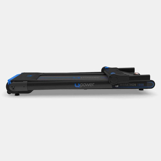 Upower Marathon 100S Slim 1.75hp Ηλεκτρικός Αναδιπλούμενος Διάδρομος Γυμναστικής για Χρήστη έως 110kg