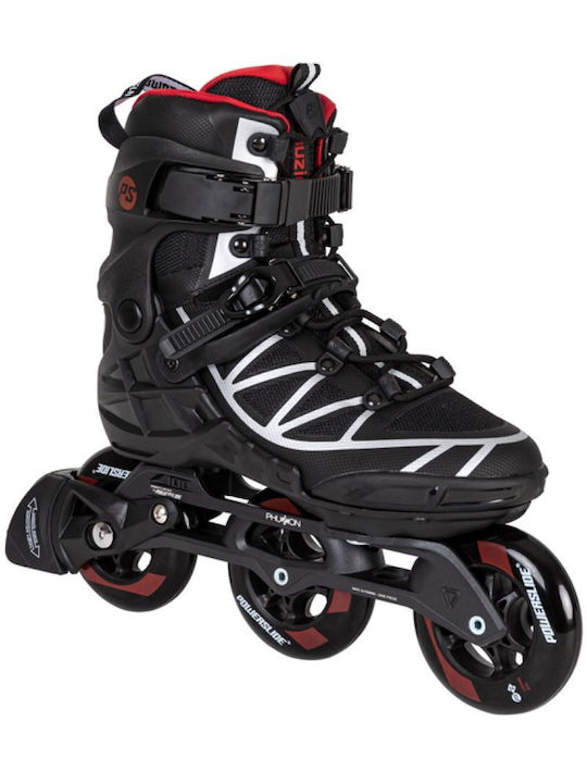 Powerslide Phuzion Argon Scarlet 100 19./41 Adult Inline Rollers Black