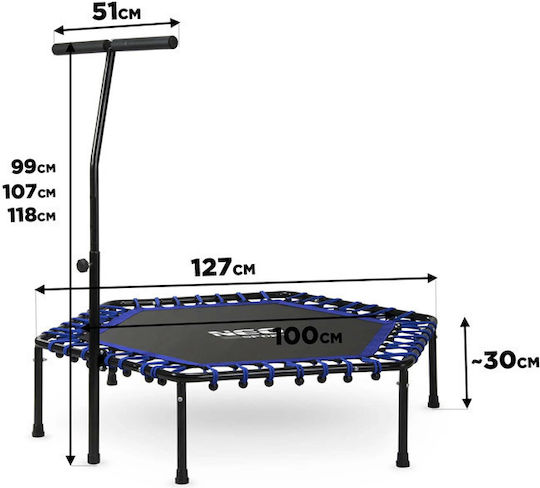 NEO Sport Gymnastics Trampoline 127cm with Handle