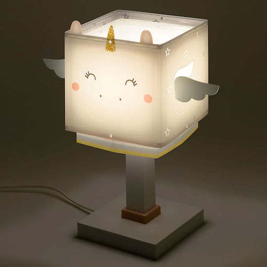 Ango Led Kids Portable Lamp White 13.5x29x13.5εκ.