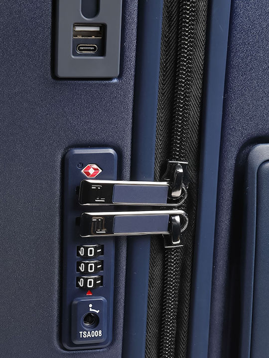 Porsche Design Roadster Cabin Hard Blue Suitcase With 4 Wheels Height 55cm