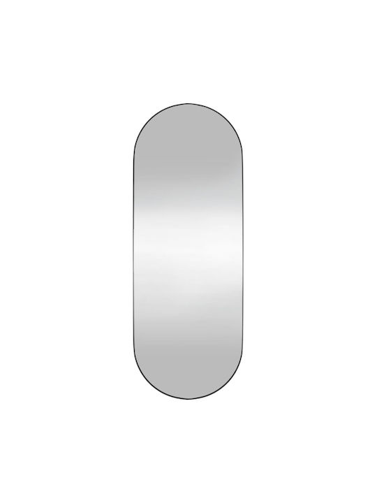 vidaXL Wall Mirror Oval with Silver Glass Frame 40x15cm 1pcs