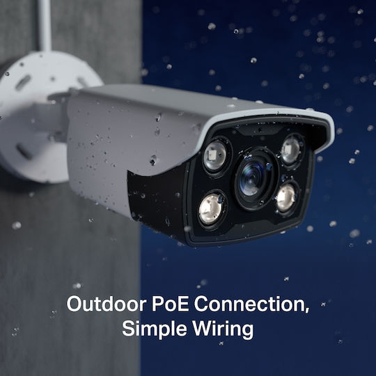 TP-LINK Vigi C340 v2 IP Surveillance Camera Full HD+ 4MP Waterproof with Two-Way Communication and Lens 2.8mm