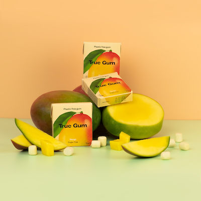 True Gum mit Geschmack Mango Bio Ohne Zuckerzusatz Vegan 1Stück 21gr