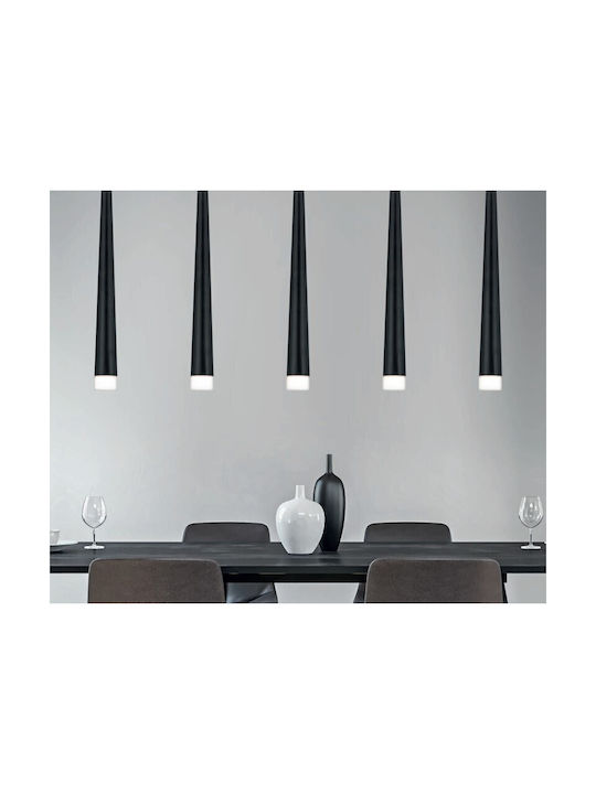 Luma Nickel Pendant Light Single-Light for Socket G9 Silver