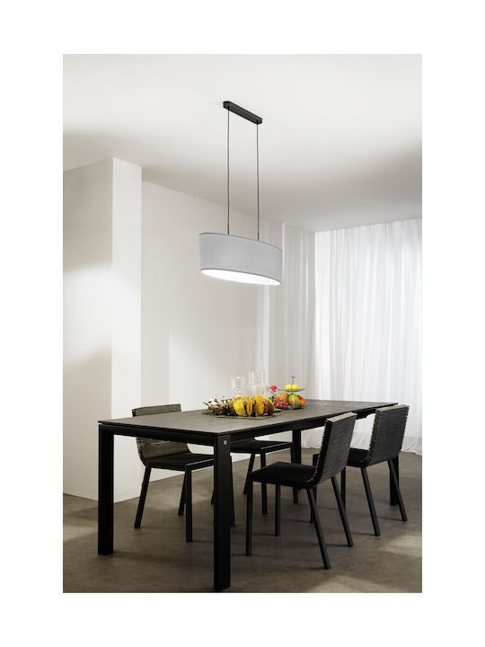 Fan Europe I-Capital-S78 Pendant Light Two-Light for Socket E27 White I-CAPITAL-S78-BCO