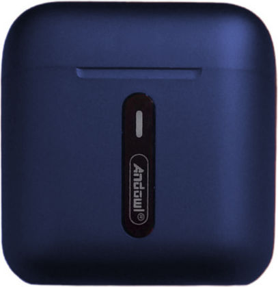 Andowl BQS8 Earbud Bluetooth Handsfree Earphones with Charging Case Dark Blue