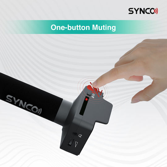 Synco SY-U3-MMIC Δυναμικό Μικρόφωνο Shock Mounted για Φωνητικά