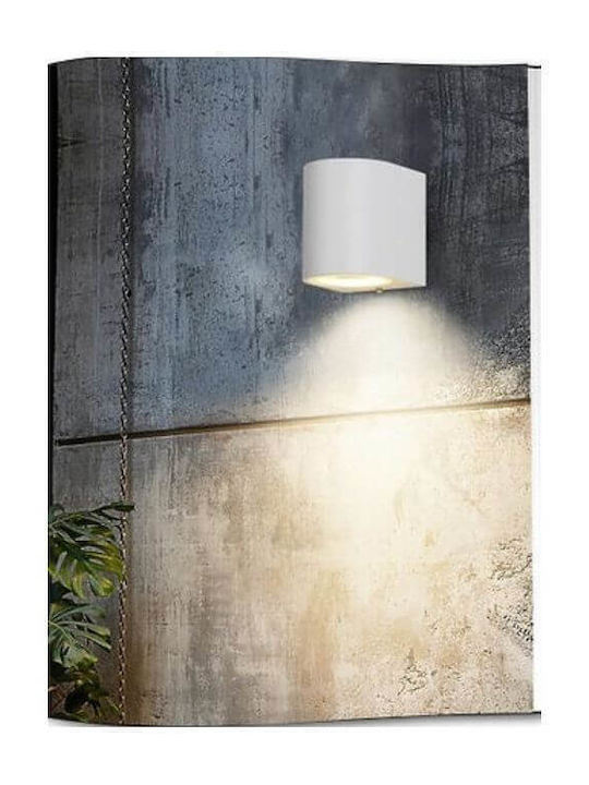 Universo Illuminazione Wall-Mounted Outdoor Spot Light GU10 IP65 8x8x6.8εκ.