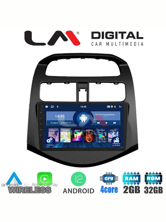 LM Digital Автомобилна Аудио Система (Блутут/USB/WiFi/GPS/Apple-Carplay/Android-Auto) с Тъчскрийн 9"