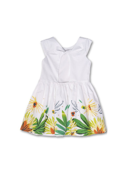 Tuc Tuc Kids Dress Sleeveless White