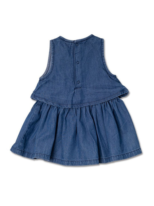 Tuc Tuc Kids Dress Denim Sleeveless Blue