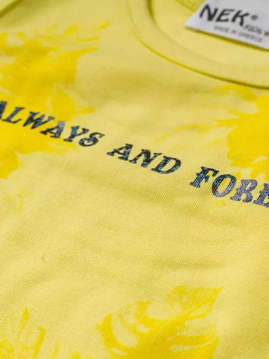 Rochie pentru Copii Fără mâneci Galben