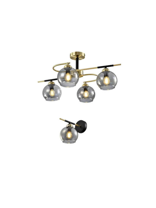 Elmark Bill Single Spot with Socket E14 in Black Color