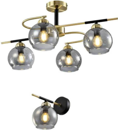Elmark Bill Single Spot with Socket E14 in Black Color Elmark Bill Single Spot with Socket E14 in Black Color