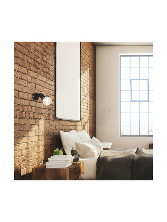 Rabalux Lamar Single Spot with Socket E27 in Black Color