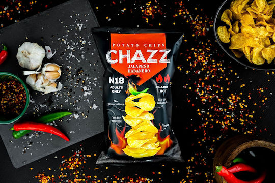 Chazz Chips με Γεύση Jalapeno & Habanero 90gr