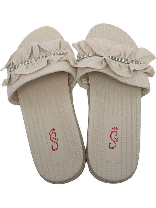 Slides σε Μπεζ Χρώμα