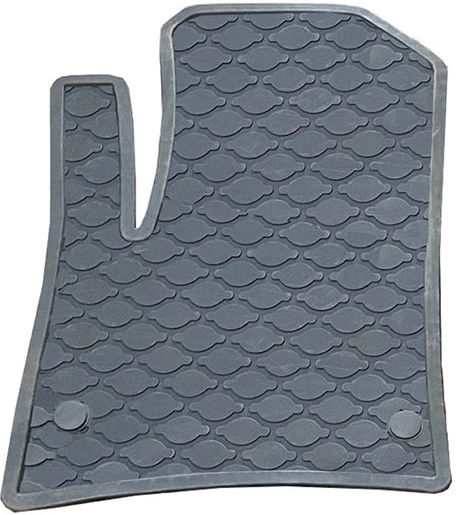 Auto Gs Set of Front and Rear Mats 3pcs for Volkswagen Touareg Porsche Cayenne Gray