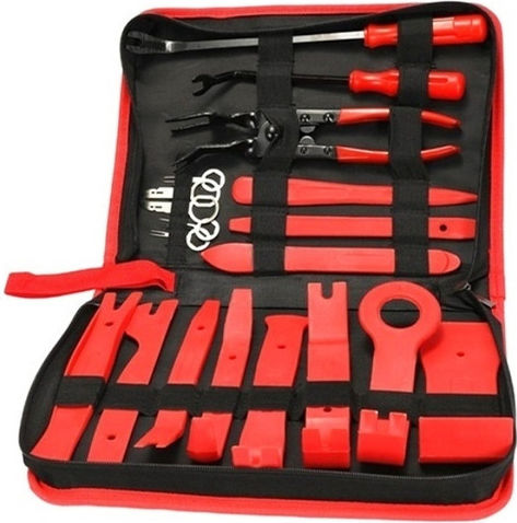 Car Radio and Upholstery Plastic Clip Removal Tools 19 Pieces