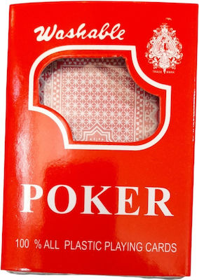 Plastic Card Deck Red