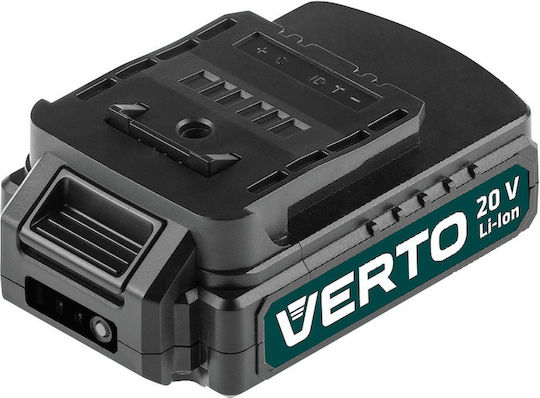 Verto 50G292 Παλμικό Κατσαβίδι Μπαταρίας 20V 1x1.5Ah