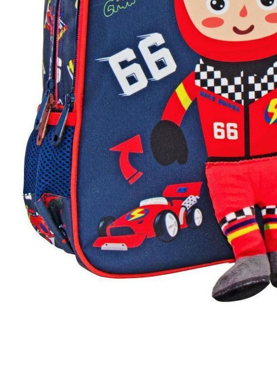 Must Racing Champion School Bag Backpack Kindergarten Multicolored