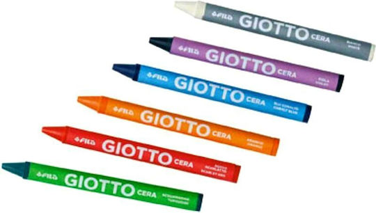 Giotto Σετ Κηρομπογιές με 12 Χρώματα