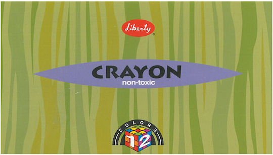 Liberty Non Toxic Colors Σετ Κηρομπογιές Pastel 12τμχ
