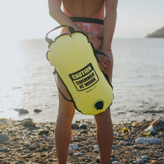 Buddyswim Σημαδούρα Τορπίλη Ασφαλείας Αγώνων 10lt Κίτρινη