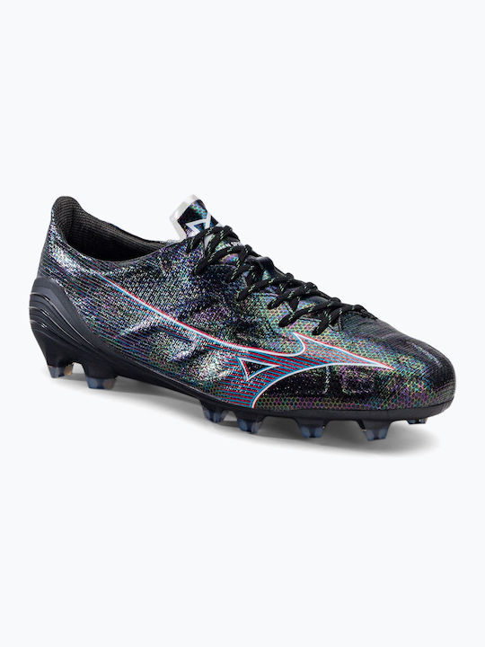 Mizuno Morelia Alpha Japan Niedrig Fußballschuhe mit Stollen Schwarz