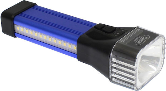 Factory Wiederaufladbar Taschenlampe LED Doppelte Funktion CB-888 Blau