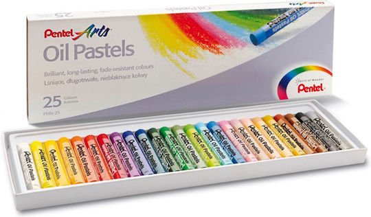 Pentel Oil Pastels Arts Oil Pastels 25colours PHN25